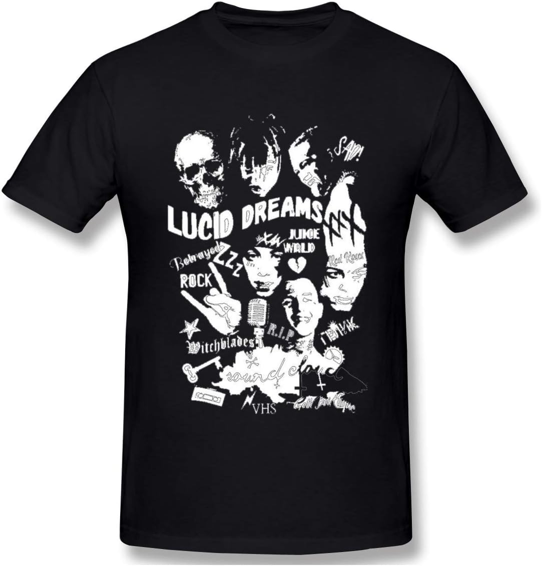 Juice WRLD Lucid Dreams G200 Ultra Cotton T Shirt Print Design Men's Ideal Short Sleeve T Shirt