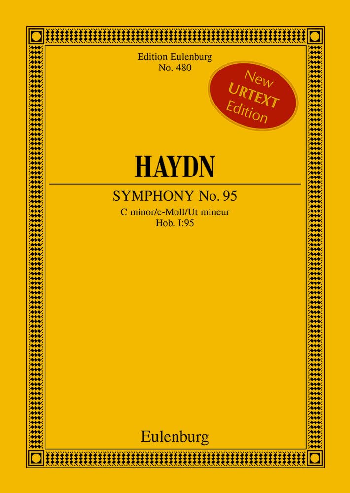Symphony No. 95 C Minor Hob. I: London No. 5: "London No. 5". Hob. I: 95. orchestra. Partition d'étude.: 480 (Edition Eulenburg)