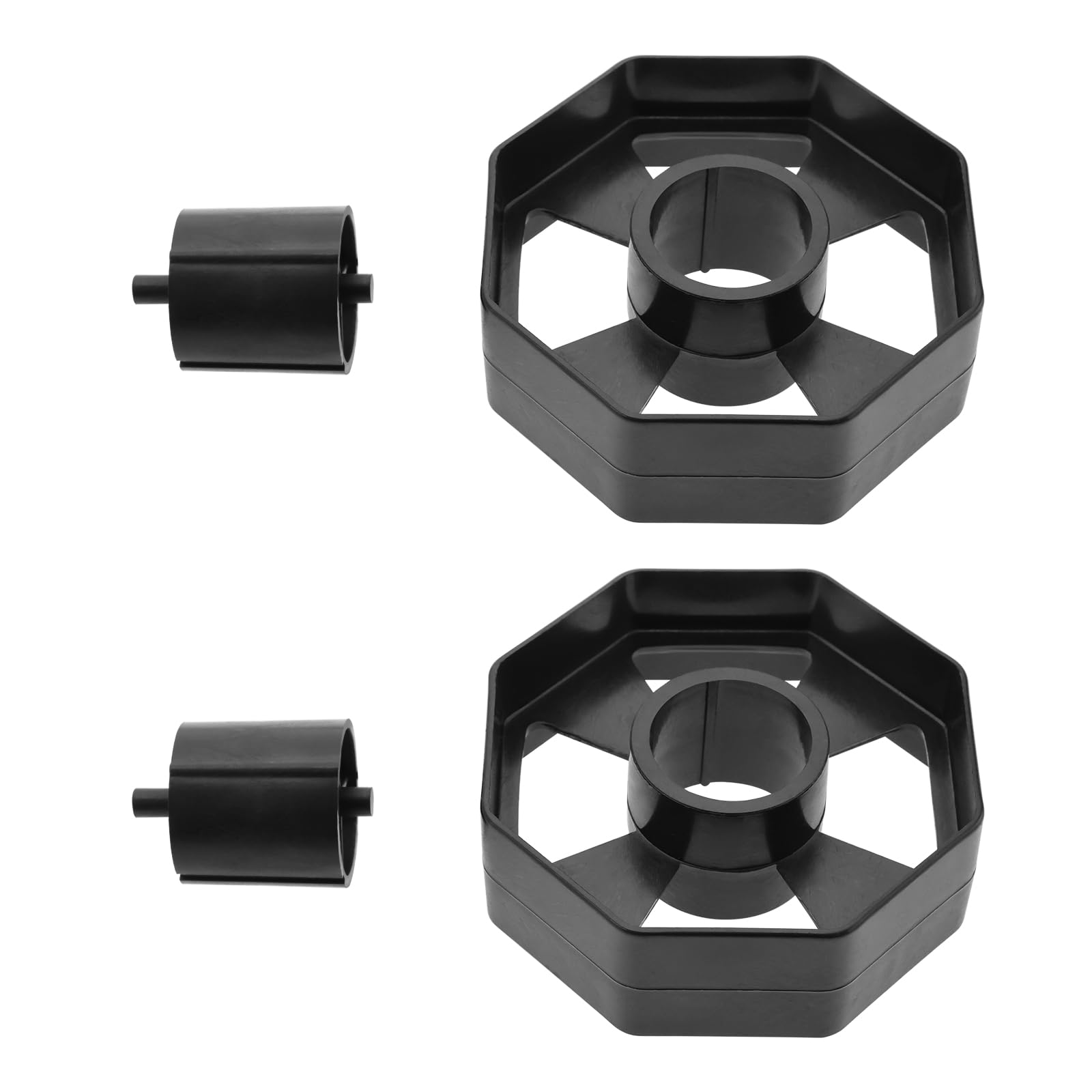 Photo 1 of LT Easiyl 2 Sets Replacement Tape Dispenser Wheel Tape Cutter Core Tape Dispenser Wheel 75mm Dia Plastic Tape Cutter Wheel for Shop Office School