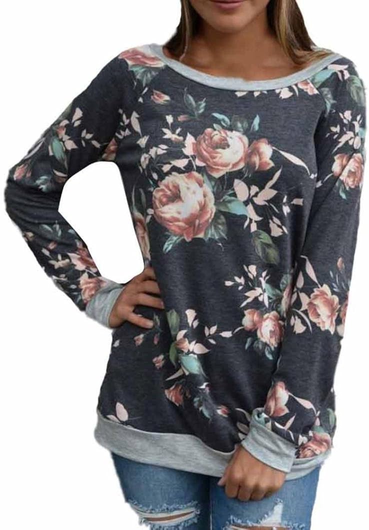 floral printed sweatshirt