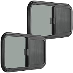OUTPRIZE 2 Pack Horizontal RV Window, 30" W x 20" H