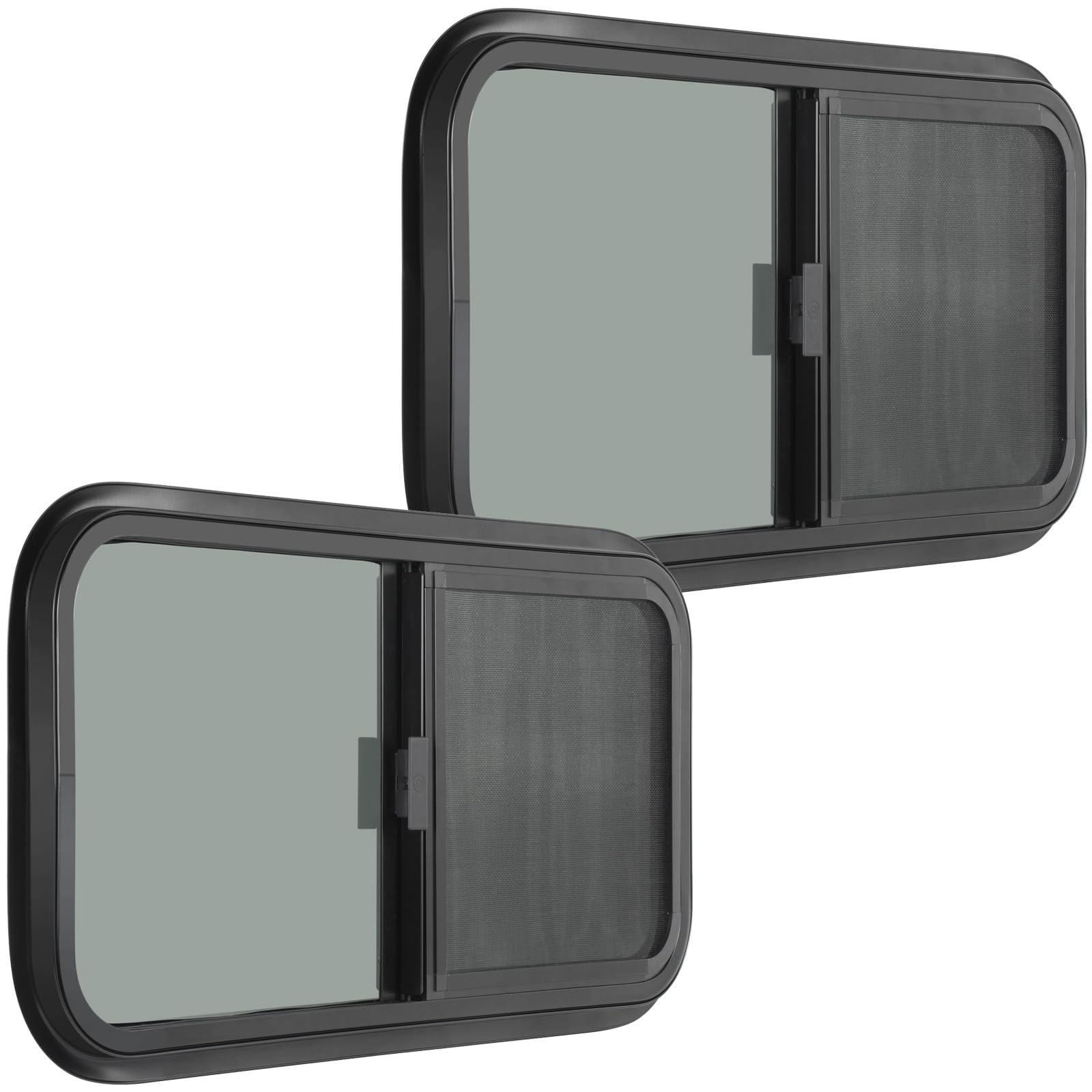 OUTPRIZE 2 Pack Horizontal RV Window, 30" W x 20" H