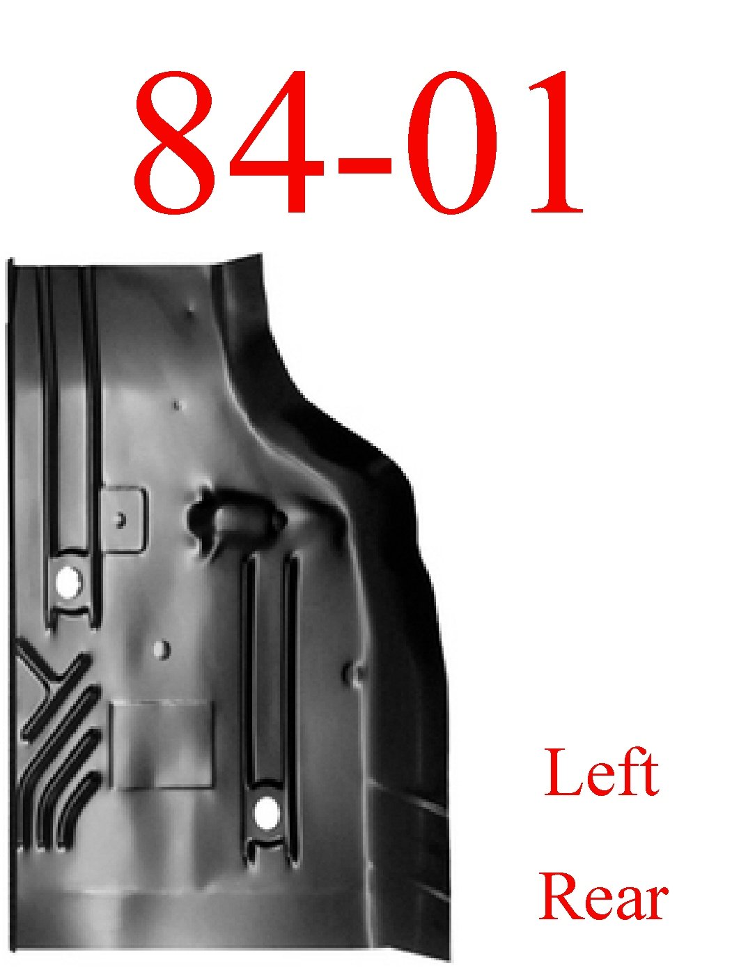 Body 84 01 Jeep Cherokee Left Front Floor Pan Automotive
