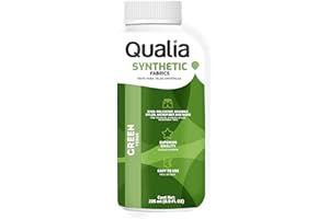 Qualia Synthetic Fabric Dye, Easy to Use, Perfect for Synthetic Fabrics: Polyester, Spandex, Nylon, and More, Ultra-Concentrated Colors for Vibrant Results, Green, 1 Pack