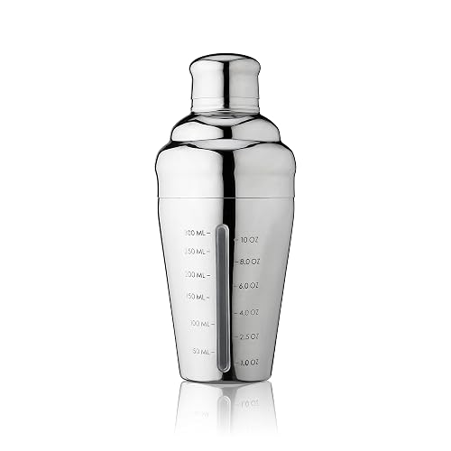 Saudi Shaker True Vista Stainless Steel Cocktail Shaker with Measurements for Cold ...