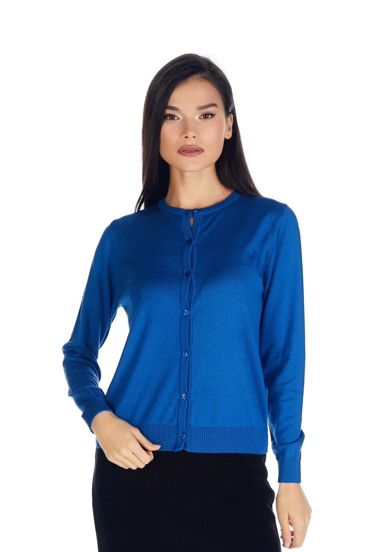 Crystal SOLO-Women's Cardigan Sweater S M L XL