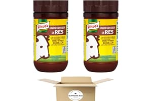 SUPREME BOX Beef Flavor Bouillon For Sauces, Soups and Stews Granulated Fat and Cholesterol Free 7.9 oz - Pack of 2