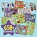 Craft-tastic Jr – Wall Sticker Castle – 3-Foot Tall Castle with Over 650 Reusable Stickers
