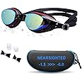AIKOTOO Nearsighted Swim Goggles, Shortsighted Swimming Goggles