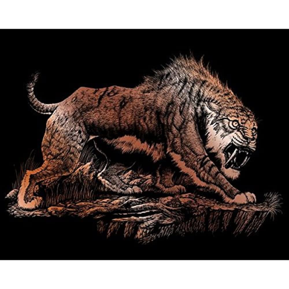 Royal & Langnickel 8 x 10 inch Sabre-Tooth Pre-Printed Foil Set - Copper