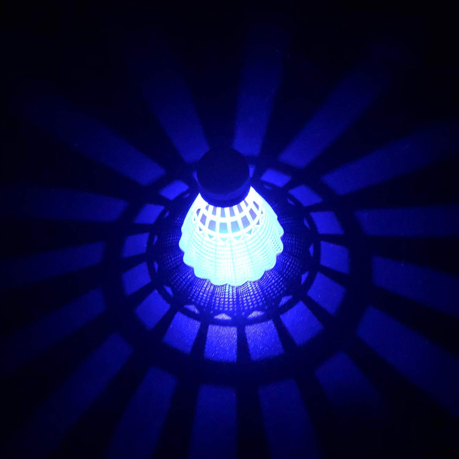 Senston LED Badminton Shuttlecocks Nylon, Dark Night Glow Badminton Ball Lighting for Outdoor Indoor Sports Activities 6 Pack : Sports & Outdoors