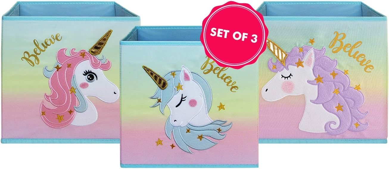 unicorn storage cubes