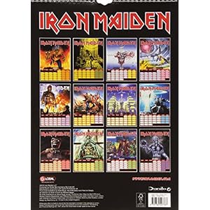 The Official Iron Maiden 2016 A3 Calendar
