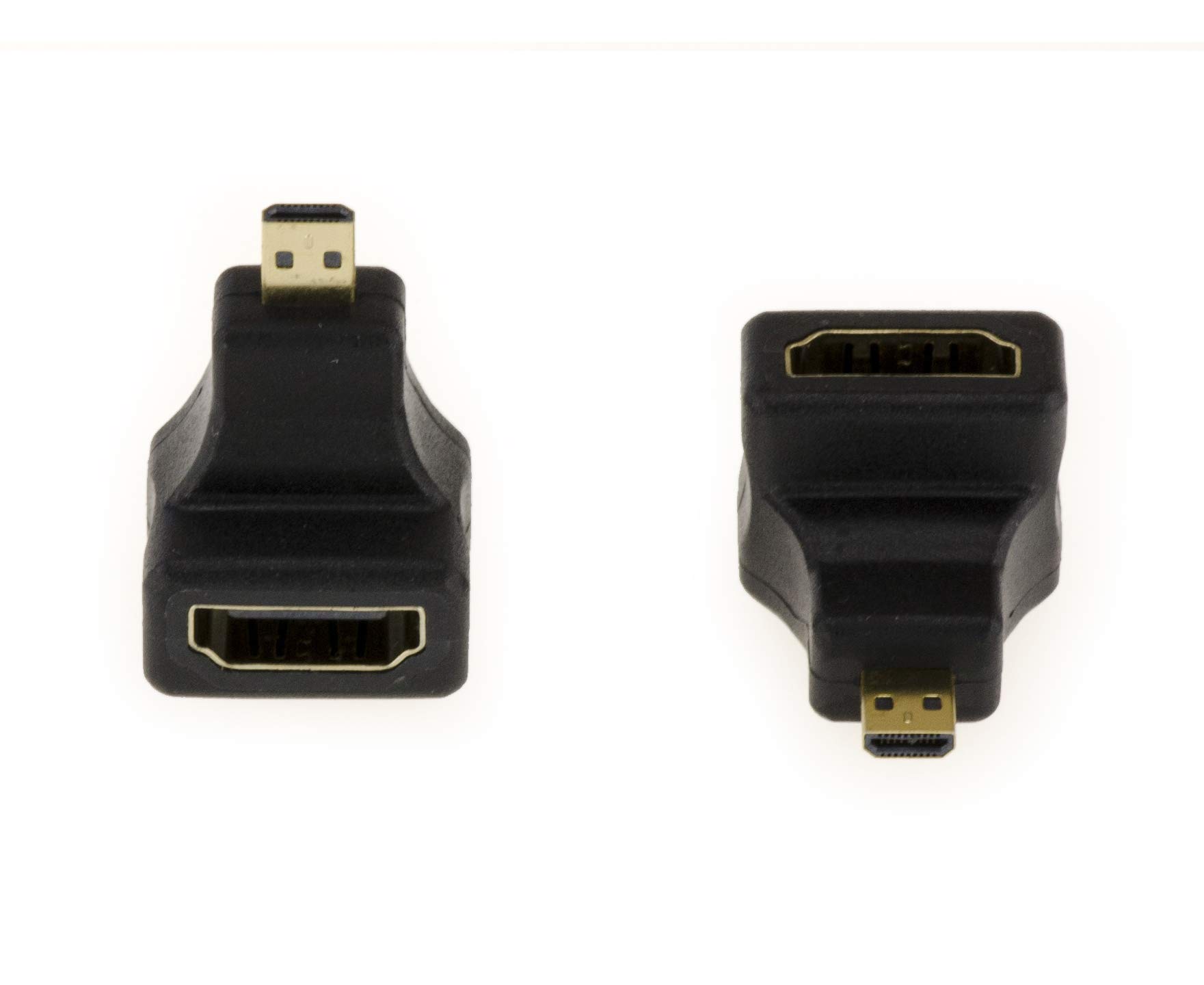 KALEA-INFORMATIQUE Adaptor with 90° angle HDMI (Type A) Female to Micro HDMI Male (Type D)