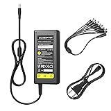 DC 12V 5A Power Supply Adapter with 8 Splitter