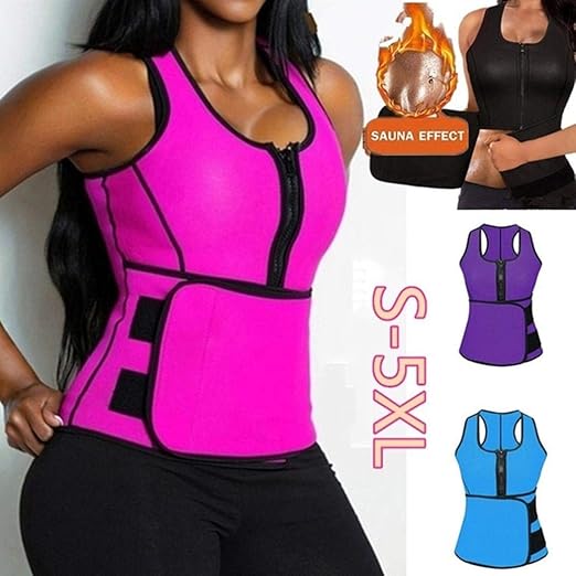 Cadiyo Faja para Mujer Abdomen Vest Fitness Slimming Yoga Shaper ...