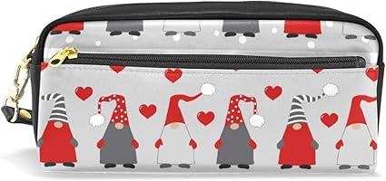 Amazon Soresore ソレソレ ペンケース 大容量 かわいい おしゃれ 高校生 筆箱 中学生 女子 クリスマス グレー サンタクロース 雪 かわいい ペンポーチ 化粧ポーチ ポーチ ふでばこ 女の子 小学生 文房具 文具 筆入れ Puレザー プレゼント 贈り物 ギフト ペンケース