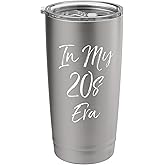 Cute Idea for Women in their 20s 20th Birthday In My 20s Era Stainless Steel Insulated Tumbler