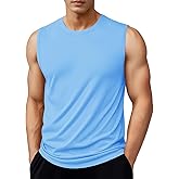 MAGNIVIT Men's Cotton Tank Tops Workout Gym Moisture Wicking T Shirts Muscle Athletic Sleeveless Top