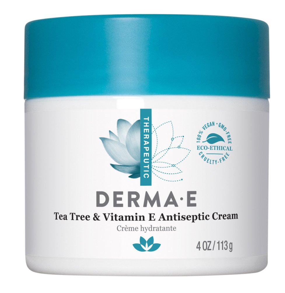 Derma E, Tea Tree & E Antiseptic Creme, Soothing Skin Treatment, 4 oz (113 g)