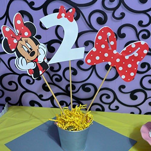 Minnie Mouse 3pc set Table Topper/ Centerpieces
