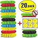 STURME All Natural Mosquito Repellent Bracelets Best Bug Insect Wrist Band Travel Personal Protection Non Toxic No Deet Safe Pest Control For Kids Adults Outdoor Camping Traveling Waterproof