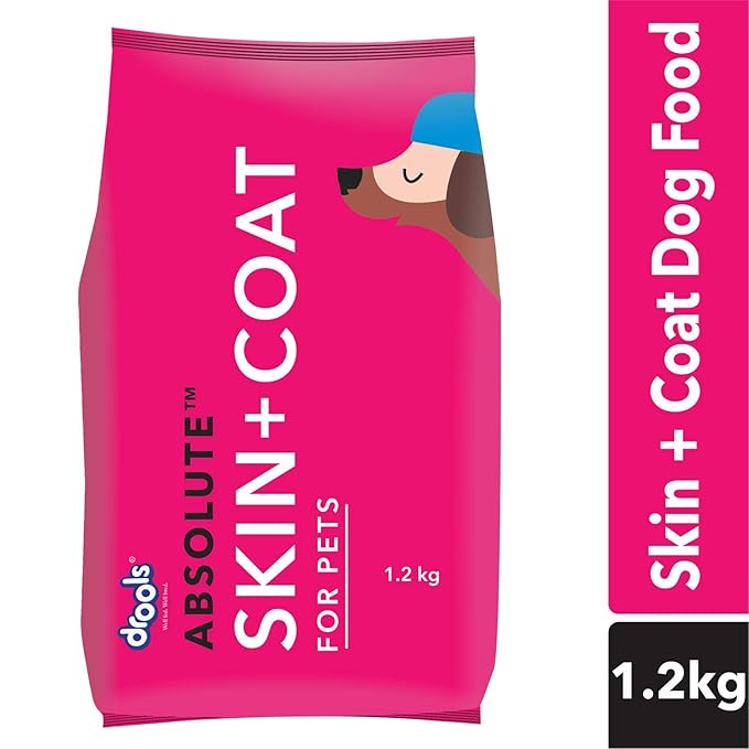 Drools Absolute Skin + Coat Dog Supplement, 1.2kg Amazon.in Pet Supplies