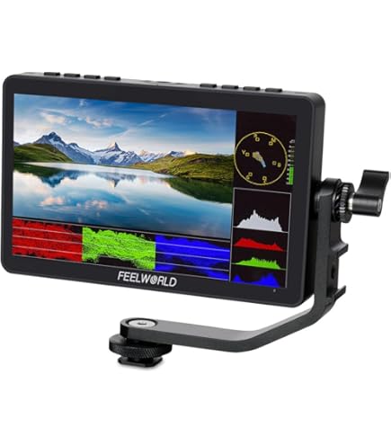 thumbnail image 2 of FEELWORLD T7 7 Inch IPS 4K HDMI Camera Field Monitor Video Assist Full HD 1920x1200 Solid 2 of 11