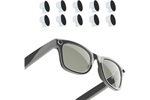 VANEST 10/12pcs LED Light Blocking Stickers Compatible with Ray-Ban Meta Wayfarer/Skyler/Headliner Smart Glasses, LED Covers