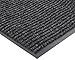 NoTrax 109 Brush Step Entrance Mat, for Lobbies and Indoor Entranceways, 4' Width x 6' Length x 3/8" Thickness, Charcoal primary