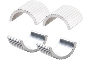 AKSO AOYUPE Asko Aoyupe Motorcycle Handlebar Spacers, 7/8" (22mm) to 1" (25mm) Handlebar Riser Clamp Shim Spacers, Handlebar Riser Spacers for Mounting 1" (22mm) Handlebars