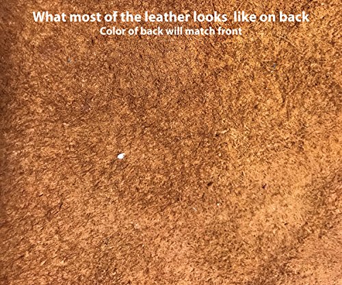 Leather Scraps: Sheets of Leather for Crafts. Various Sizes, Colors and Shapes. 2-7 Pieces per Pack - 2 Lbs - Thumbnail 7