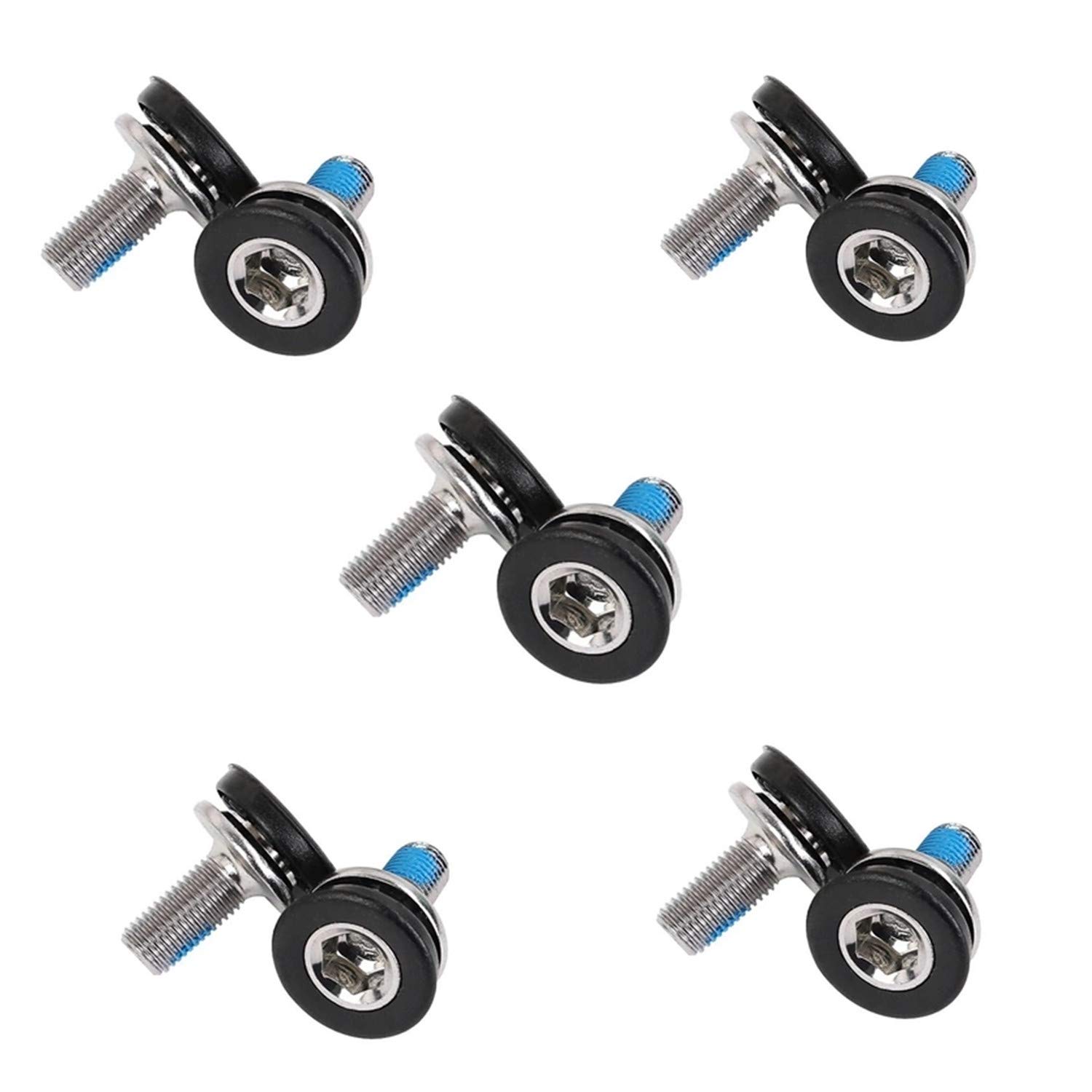 YouU 10 Pcs 8mm Hex Crank Arm Fixing Bolts Bicycle Crank Screws for Square Hole Crankset Bottom Bracket