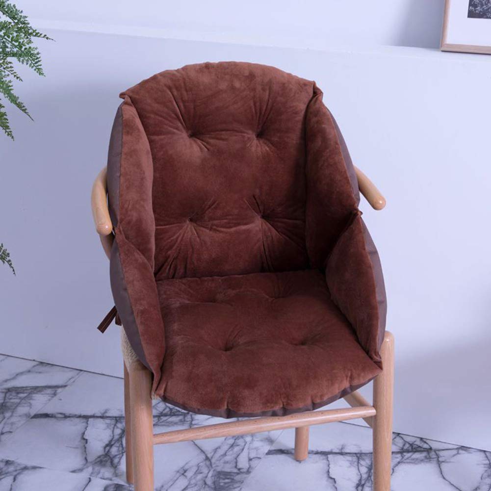 Plush Seat Cushion Thick Tufted Chair Cushion Wasit Back Support Chair Pads Soft Chair Nest Cushions with Tie strap for Wheelchair Armchair Office Chair Dining Chair Sofa and Garden Bench