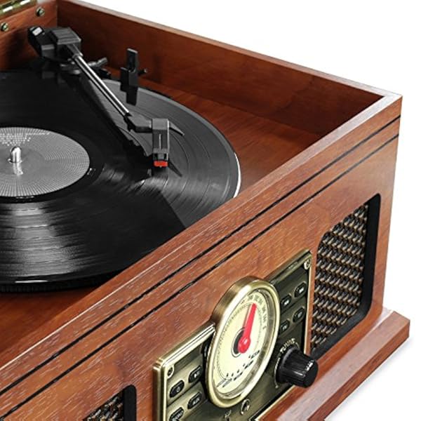 Victrola Tocadisco 3 Veloc 4 en 1 Bluetooth FM Aux In - Imagen 3