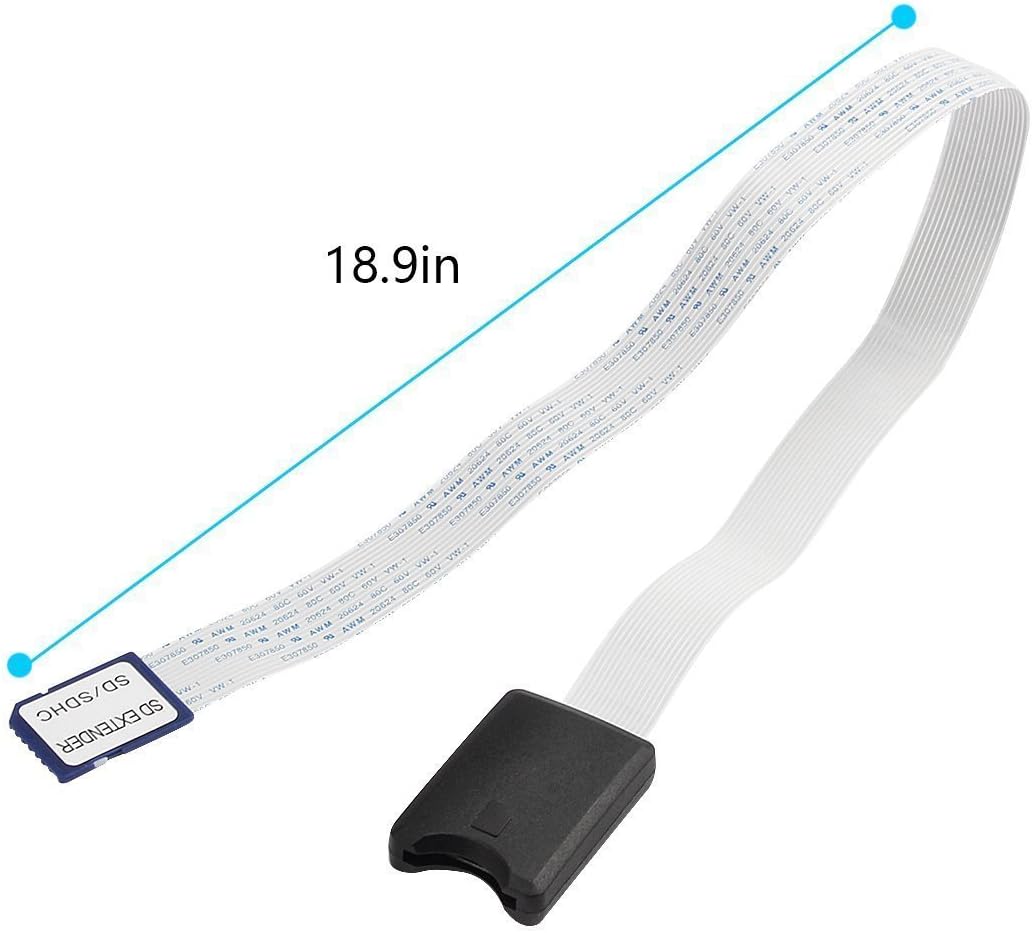 LANMU SD Extension Cable, Card Adapter Convertor for Raspberry Pi/GPS/Wild Camera/SDHC SDXC - Memory Card Extender - Image 3