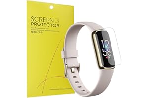 Compatible for Fitbit Luxe Screen Protector, Youkei [6 Pack] Full Coverage TPU Clear Film Compatible Only for Fitbit Luxe Fitness Wristband (6 pack)