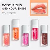 AOOWU Plumping Lip Oil Tinted Moisturizing Lip Oil 6ml 5 colors view 5