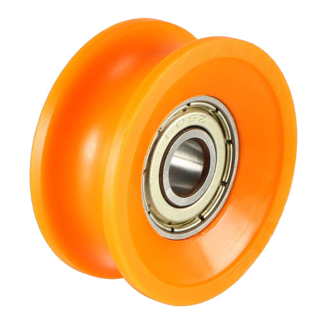 sourcing map 2pcs 2.5mm Deep Metal U Groove Guide Bearing Pulley Rail Ball Wheel 6x30x13mm
