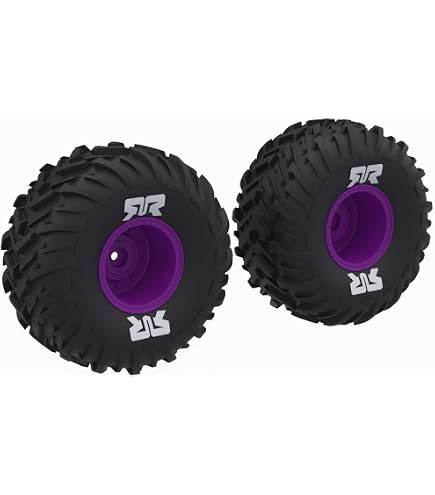 Amazon.com: ARRMA dBoots Cut Chevron MT Tire Set Glued - Red, ARA
