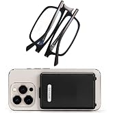 SKYOAK Evolved Folding Reading Glasses for Women Men 2.0 BLACK | Foldable Portable Compact Readers, Blue Light Blocking, Anti UV Eyestrain, Pocket Computer Glasses with Flat Hard Case
