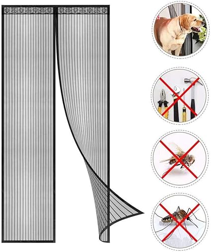 xuenuo cortina mosquitera puerta