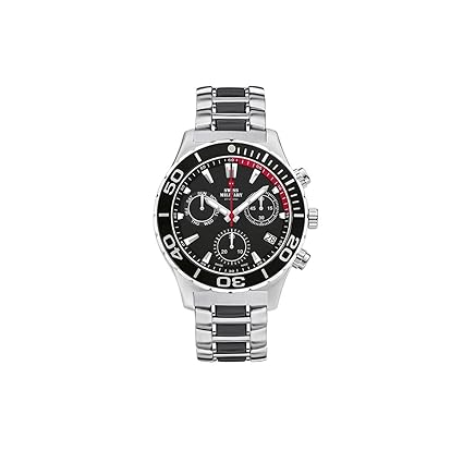 Swiss Military By Chrono Analogue Black Dial Mens Watch SM34048.01