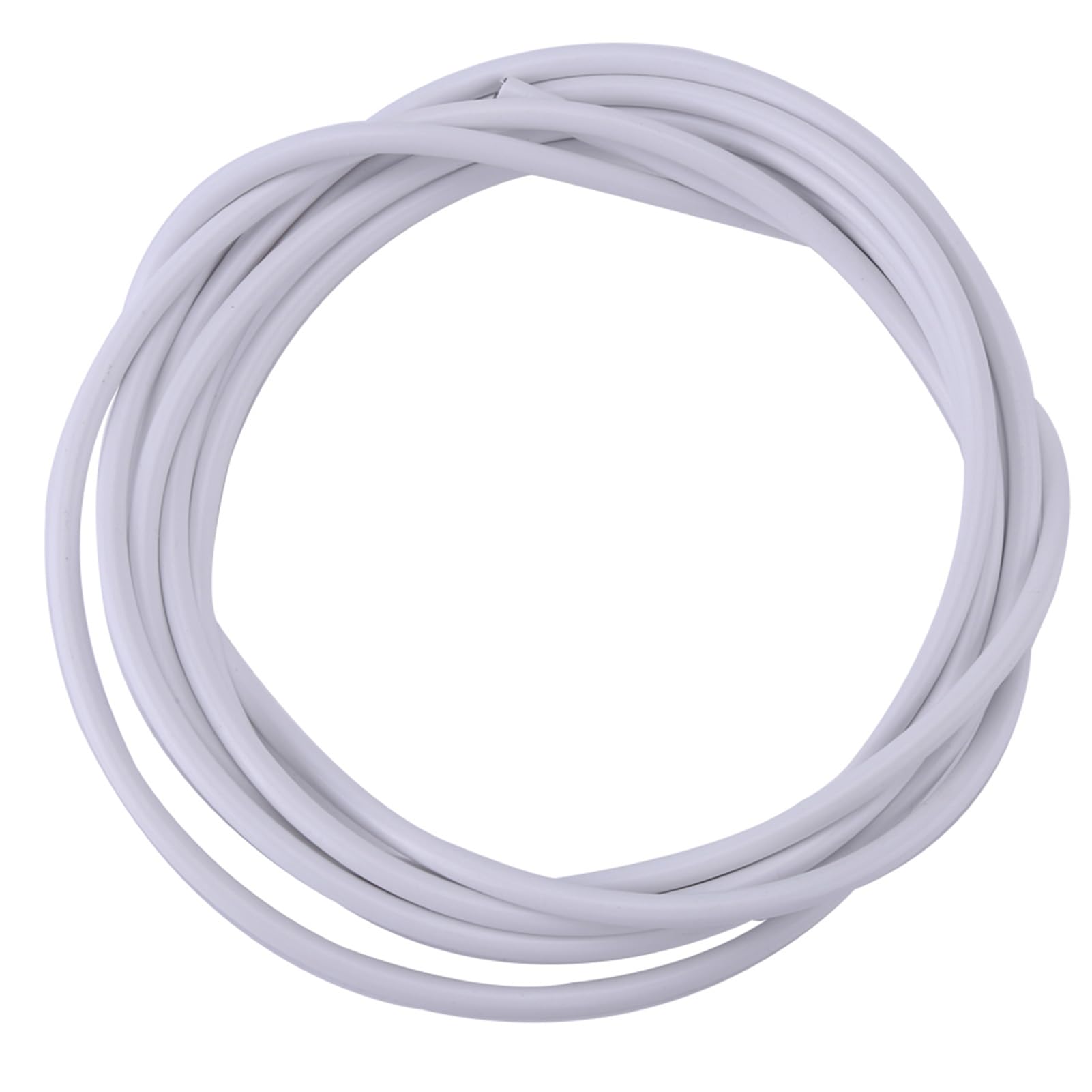 Quality Rubber Bike Brake Cable 3 Meters Pliable,for (White),Bicycles and Spare Parts
