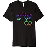 Funny Drug Tees & GiftsLSD Molecule T-Shirt Acid Psychedelic Drug Shirt T-ShirtOEKO-TEX STANDARD 100