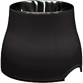 Dogit Elevated Dog Bowl, Black | Stainless Steel Dog Food and Water Bowl for Large Dogs, 73752