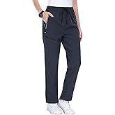 MoFiz Women's Waterproof Insulated Snow Pants Fleece Lined Winter Ski Hiking Pants Warm Outdoor Softshell with Elastic Waist