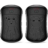 Rechargeable Hand Warmers 2 Pack, WXX 2 in 1 Electric Hand Warmer, 6000mAh Portable Pocket Warmers Dual-Sided Safe Heating, Electronic Winter Gifts for Men Women Kids, Golf, Outdoors