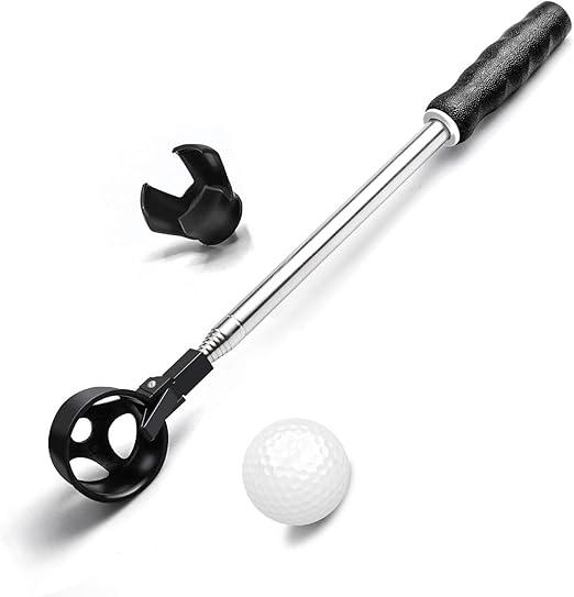 Golf Ball Retriever, Stainless Telescopic Golf Ball Retriever for Water