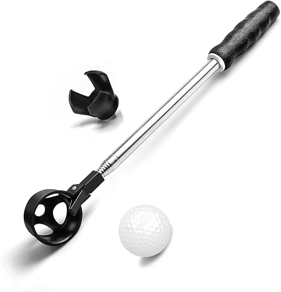 Golf Ball Retriever, Stainless Telescopic Golf Ball Retriever for Water